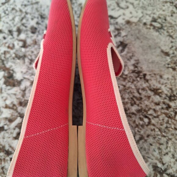 Vivaia Round-Toe Patterned Loafers Coral Red Size size 37 (6-6.5 US) - Picture 7 of 8